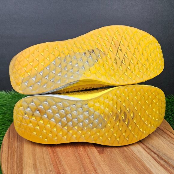 NOBULL Lemon Drop Diamond Knit Runner Athletic Yellow Shoes Men’s 8 Women’s 9.5 - Picture 11 of 12